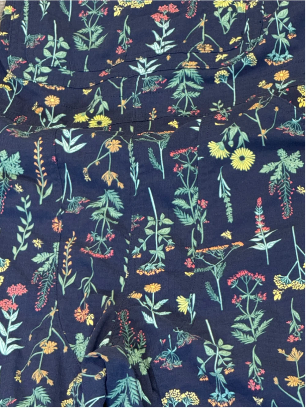 Duluth Trading Co. Wildflower Gardening Straight Leg Bibs - Picture 4 of 7